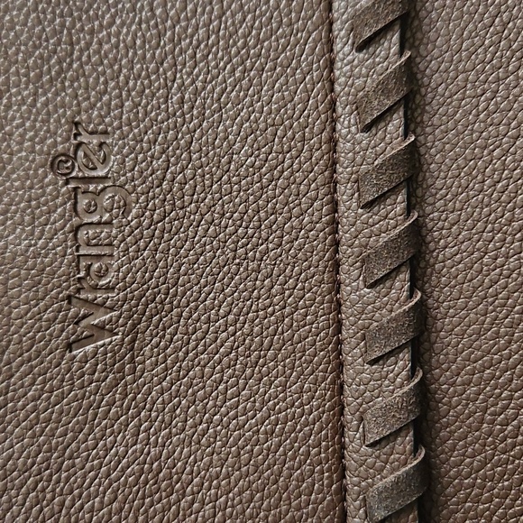 Wrangler Crossbody Bag Set Of 2 Brown Faux Leather - Picture 8 of 8